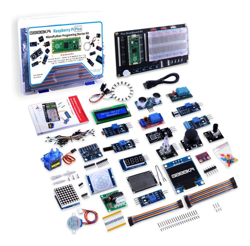 Geeekpi Raspberry Pi Pico Micro Python Kit De Programación C