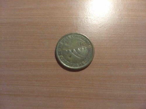 Monedas De Nicaragua 25 Centavos 1943 #km 23