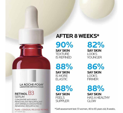 Retinol B3 Serum Antiarrugas Todo Tipo D Piel La Roche Posay Todo Tipo De Piel Incluidas Las Sensibles Noche