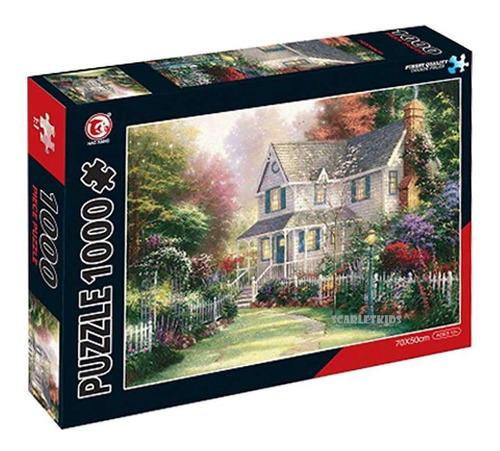 Puzzle Rompecabezas 1000 Pzas Mansion Hao Xiang Scarlet Kids