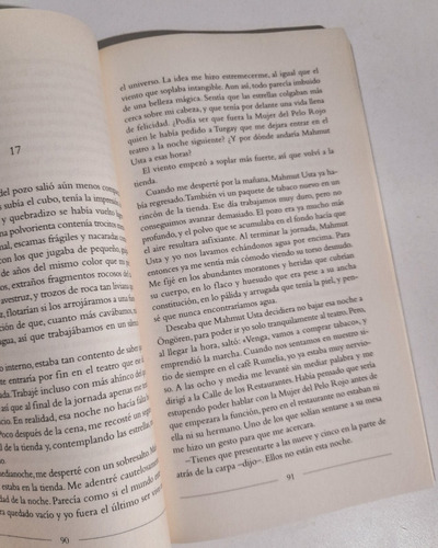 La Mujer Del Pelo Rojo - Orhan Pamuk (2018) Random House (Usado)