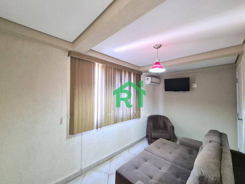 Imagem 9 de 20 de Cobertura Duplex, Beira Mar, Reformada, 2 Dormitórios Sendo 1 Suíte, 2 Vagas De Garagem, Área De Lazer, Pitangueiras, Guarujá/sp - Co0129