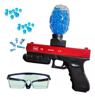 Arma Pistola Glock Balas De Hidrogel Gel Juguete Regalo Niño