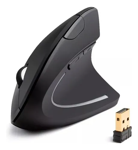 Mouse Vertical Inalámbrico Ergonómico 6 Botones Sin Ruido
