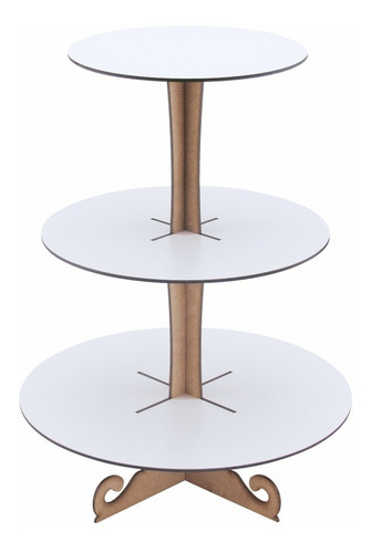 Kit Festa Mdf Provençal Branco - Linha Premium - 26 Peças