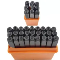 Comprar Punção Marcador Alfanumérico  3mm 36 Peças Letras E Números 
