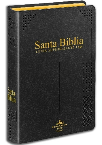 Biblia Reina Valera 1960 Letra Gigante Negro 14 Puntos