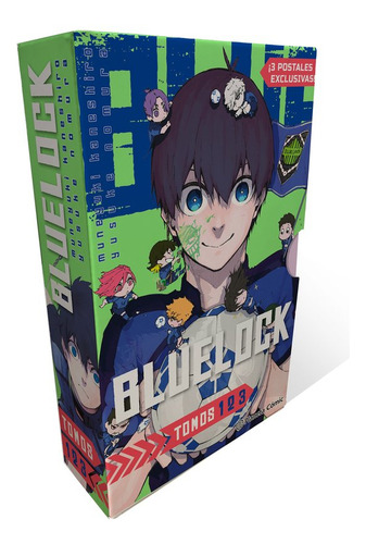 Shonen Starter Set Blue Lock Nã⺠1+2+3, De Kaneshiro, Muneyuki. Editorial Planeta Cómic, Tapa Blanda En Español