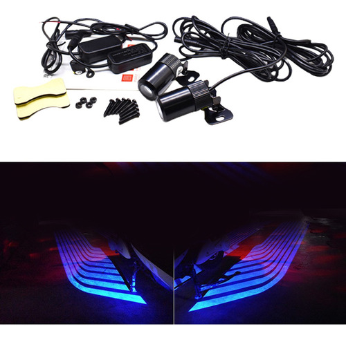 Iluminación De Luz De Neón Led De Ala De Ángel Para Azul
