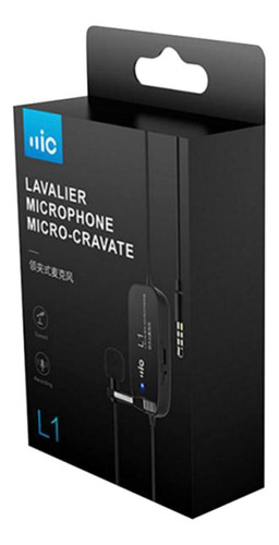 Micrófono De Solapa Con Cable De 3.5 Mm Con Micrófono De