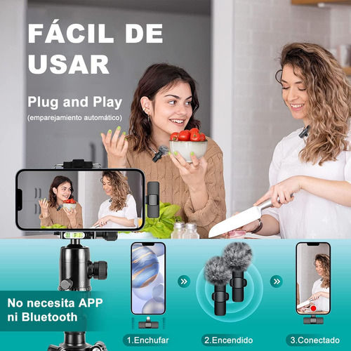 Micrófono Inalámbrico Para Celular,
