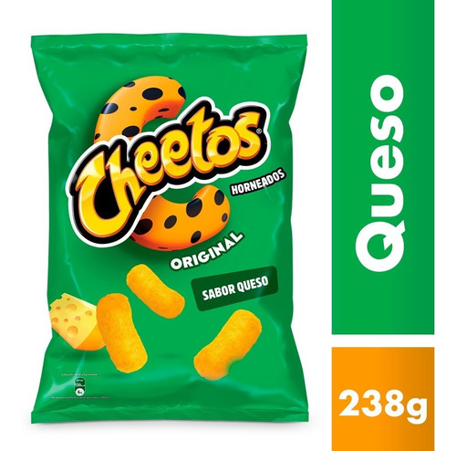 Imagen 1 de 3 de Cheetos Queso X 238 Gr | Snacks Pepsico Picadas Cumpleaños