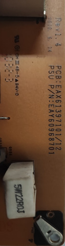 Fonte Tv Lg 50pj250 50pj350 Eax611397101/12 Eay60968701 (Usado)