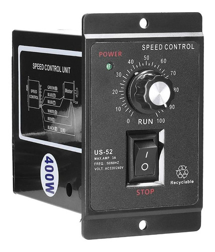 Controlador De Velocidad De Motor Pwm Ac 220v 400w Regulador