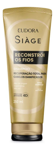 Shampoo Siage Reconstrói Os Fios 250ml
