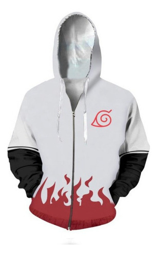 Chaqueta Tipo Cárdigan Con Cierre De Anime Naruto 2022