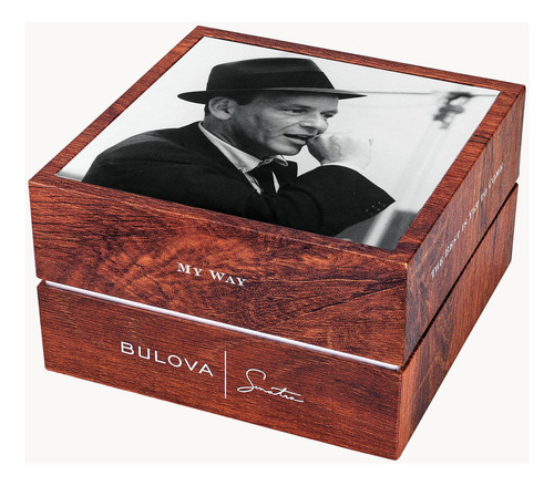 Relógio Bulova Frank Sinatra Swiss Made Corda Manual 96b345