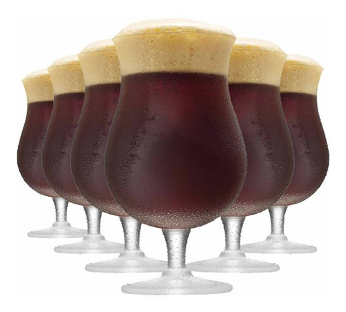 Imagem 1 de 3 de Jogo Taça Ritzenhoff Cerveja Double Bock Cristal 645ml 6 Pcs