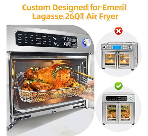 Accesorios Para Freidora De Aire Para Emeril Lagasse 26 Qt E