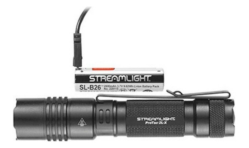 Linterna Táctica Streamlight 88083 Pro Tac 2l-x Usb Color de la linterna Negra Color de la luz Blanca