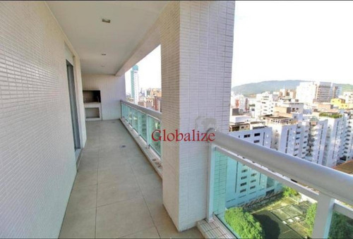 Apartamento Com 3 Dormitórios À Venda, 158 M² Por R$ 1.799.000,00 - Aparecida - Santos/sp - Ap0534