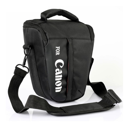 Imagen 1 de 4 de Bolsa Para Cámara Fotográfica, Logo Canon. Correa De Hombro