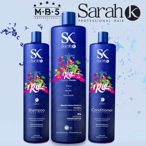 Taninoplastia Sarah K Morada De 1 Litro Sh Y Ac 500ml