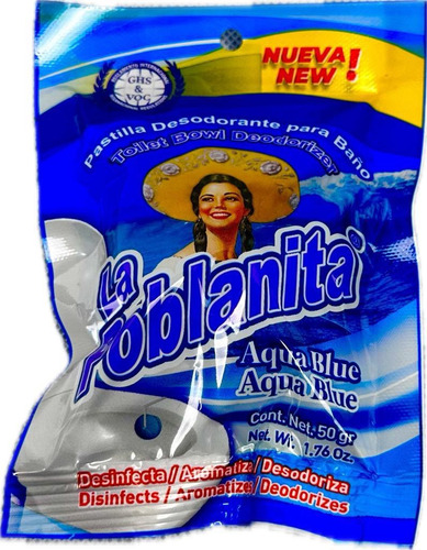 48 Pastillas Desodorante Desinfectante Wc La Poblanita 50gr