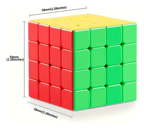 Cubo Mágico Rubik 4x4 Colores Rompecabezas De Coincidencia