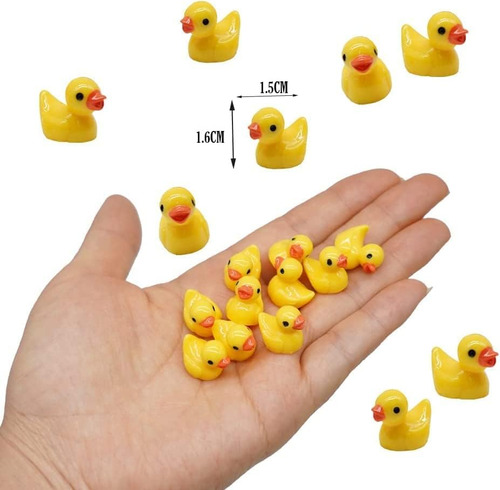 100 Mini Patos, Patos Pequeños, Pequeñas Figuras De Pato A