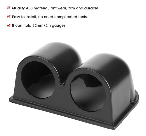 Gauge Pod, 52 Mm/2 Pulgadas, 2 Orificios, Soporte Para Salpi