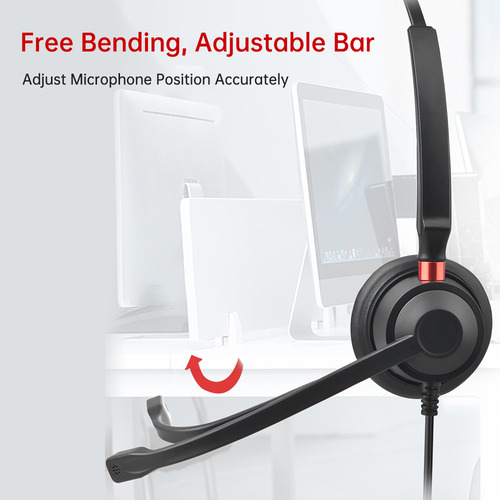 Auriculares Con Cable Usb Con Micrófono Y Reducción De Ruido