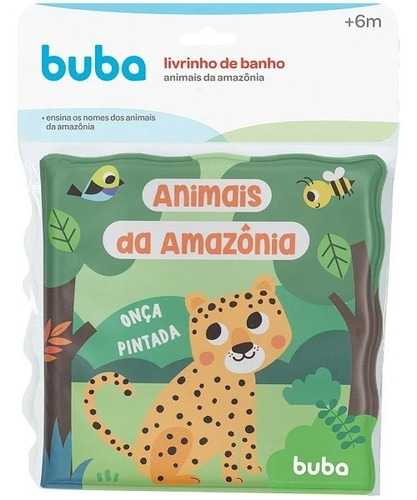 Livrinho De Banho Aanimais Da Amazonia 15356 - Buba