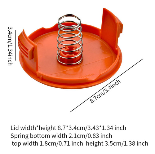 Lawnmower Spool Cap Grass Trimmer Accessories Af-100-bkp Afs