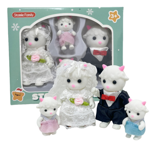 Calicó Critters De Sylvanian Families Familia Sheep Family,