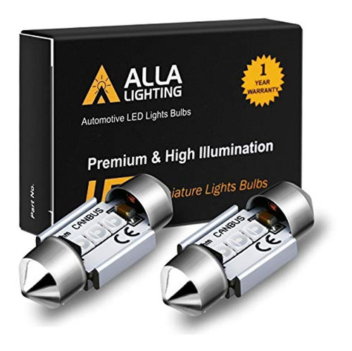 Alla Lighting Canbus Error Free 31mm (1.25 ') Super Bright W