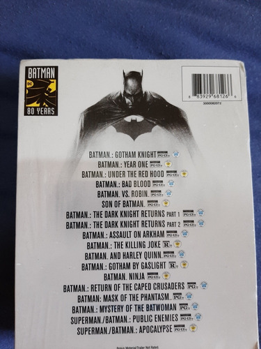 Blu Ray Box Batman 80th Anniversary Collection 19 Discos | Frete grátis