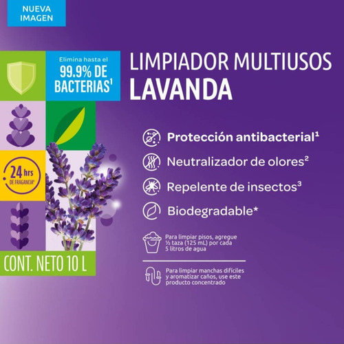 Limpiador Multiusos Member's Mark Aroma Lavanda 10 Lts