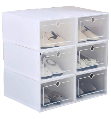 Cajas Organizadoras Zapatos Set X6 Calzado Zapatera