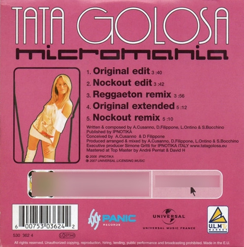 Cd Micromania (tata Golosa) Estándar