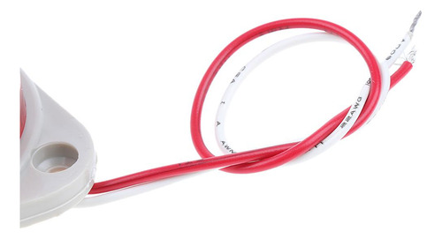 2x Led Sinalizador Piscando Vermelho Estroboscópica