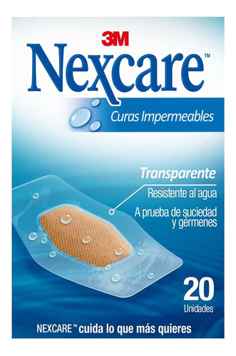 Curas Impermeables Nexcare X 20und