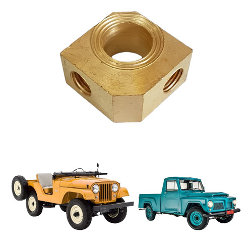 Kit Cilindro Mestre Completo Jeep Rural F75 Ford Willys