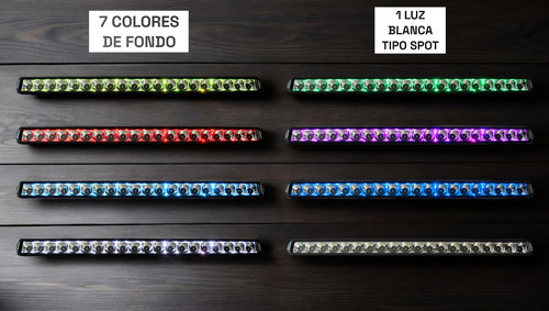Barra Led Aurora Drl Rgb 22 Pulgadas Alta Penetración 150 W