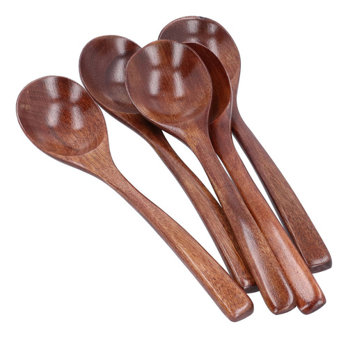Cuchara Para Sopa De Madera Kitchen Tool, 5 Unidades, Con Ma