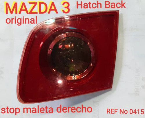 Stop Dcho Maleta Mazda 3 Hatch Back