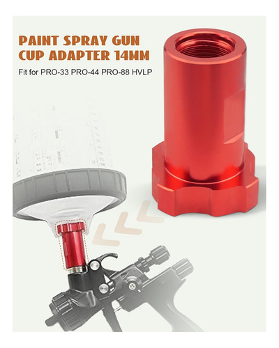 Adaptador De Vaso Para Pistola De Pintura Apto Para Sri R100
