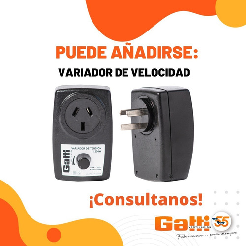 Extractor De Aire Entre Conducto Chapa 10 (25 Cm) Gatti Ventilacion
