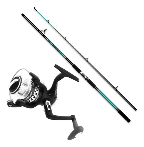 Combo Caña Tempest 2.70m 2t + Reel Frontal Caribean H3fm 50