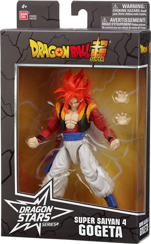 Imagen 6 de 6 de Figura Gogeta Super Saiyan 4 Dragonball Super Stars Series